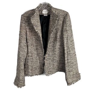 Worthington 100% Silk Tweed Jacket Size 10
